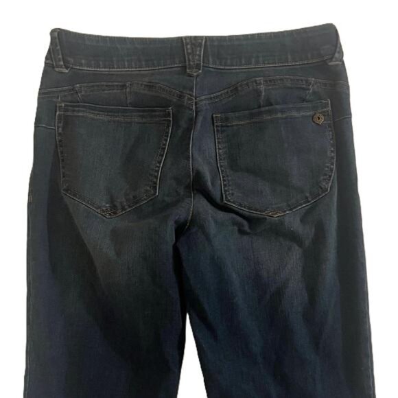 Democracy Ab Solution Blue Denim Stretch Straight Leg SkinnyJeans Sz. 6 (30x30) - Picture 4 of 7